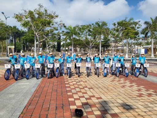 Diễu hành xe đạp chào mừng Ngày Công tác xã hội Việt Nam 25/3/2022