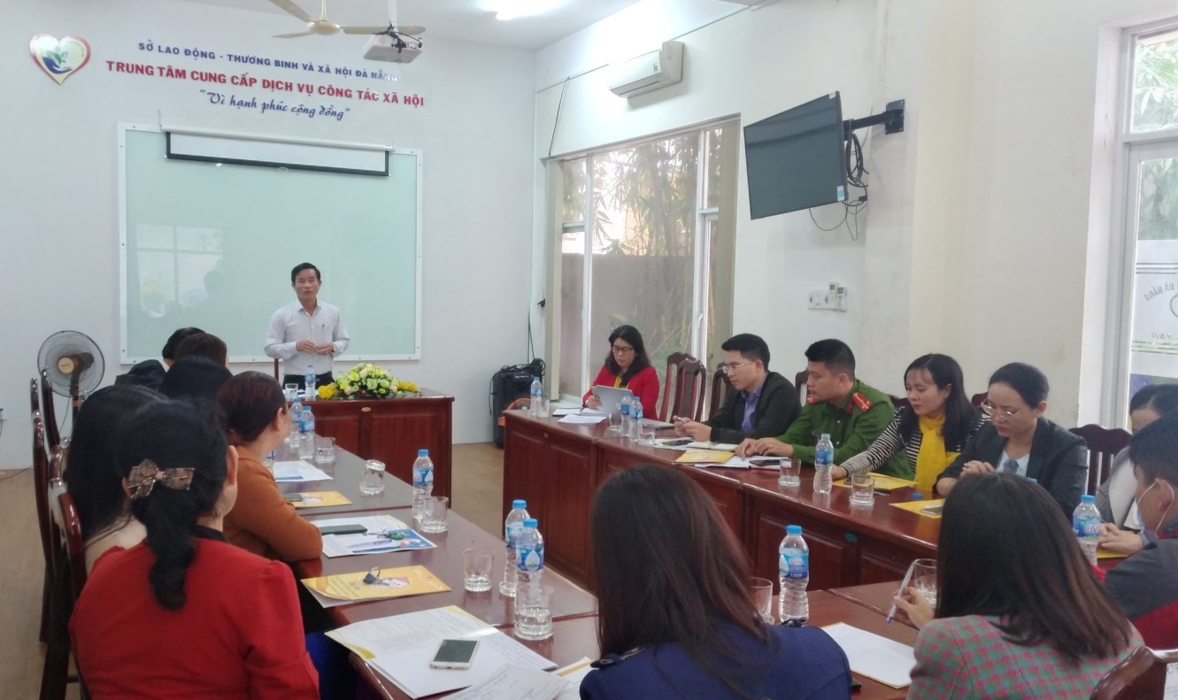 Giao ban Hệ thống Bảo vệ trẻ em cấp quận, phường thực hiện thí điểm mô hình Điểm Công tác xã hội quận Hải Châu