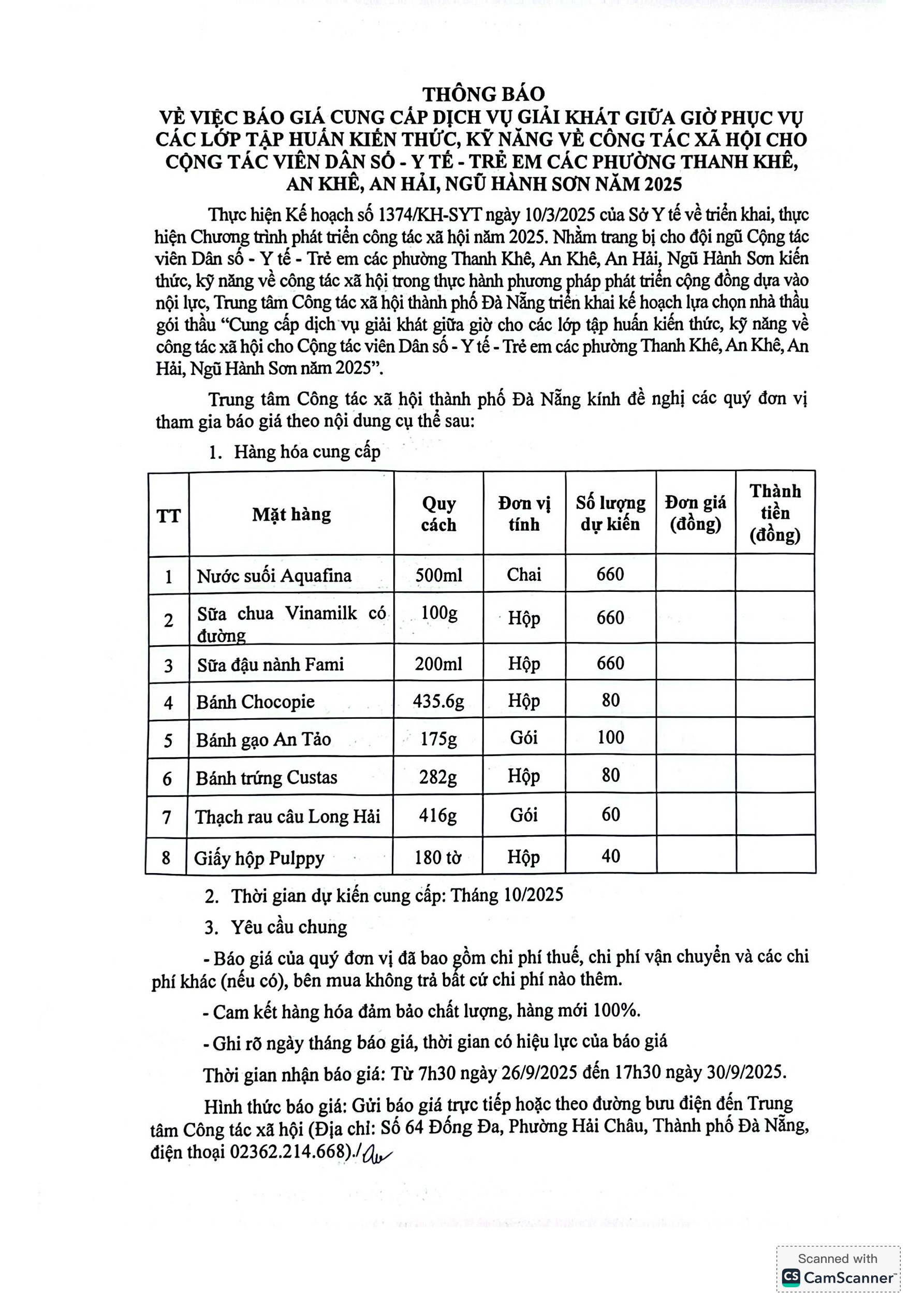 Ảnh TB cung cap dich vụ giai khat